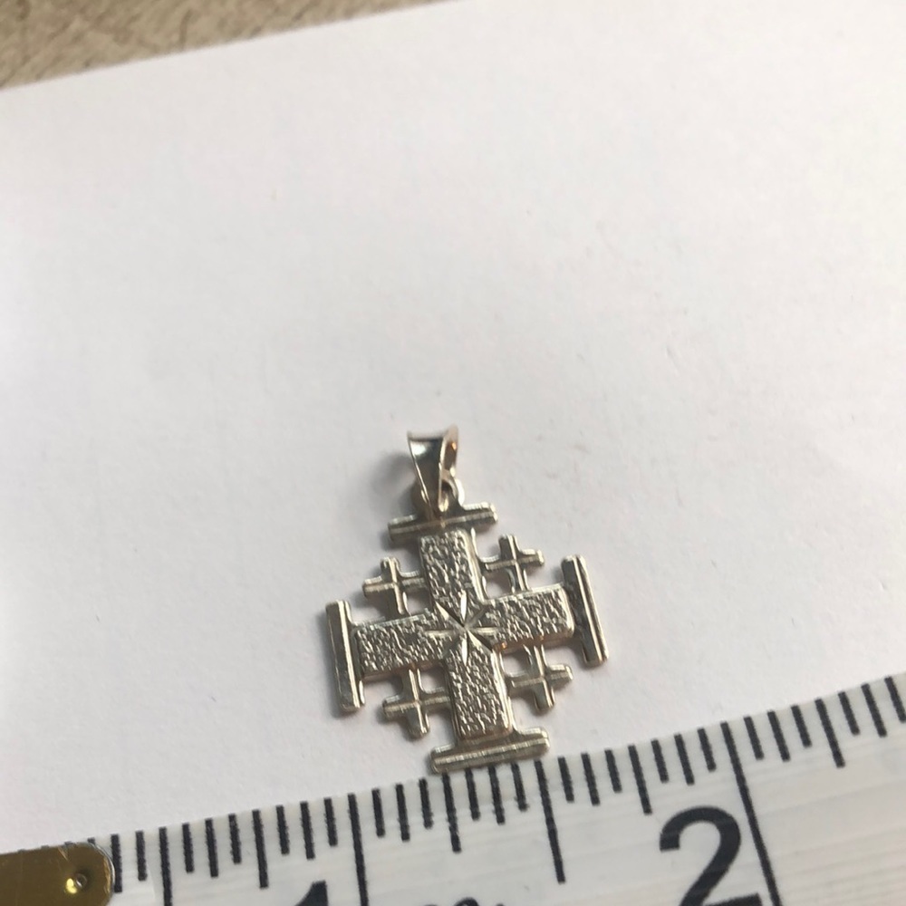 Jerusalem cross 925 Sterling silver